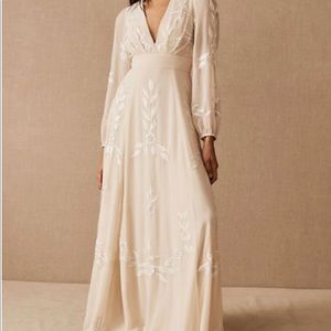 BHLDN Belize Dress, Oyster